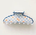 Orange and Blue Claw Clip